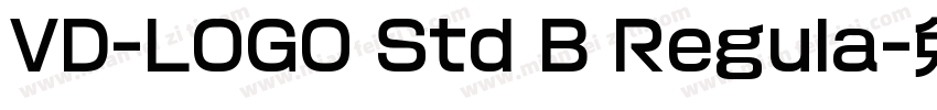 VD-LOGO Std B Regula字体转换